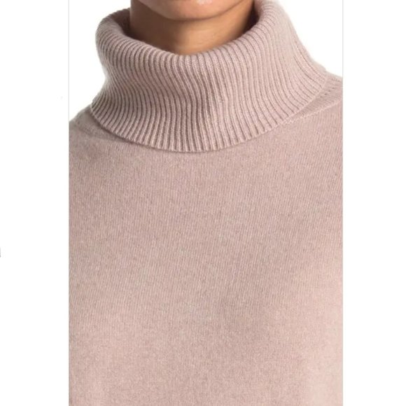 100% cashmere pink skull funnel neck sweater - Picture 5 of 5